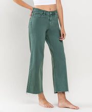 Load image into Gallery viewer, Mallard Green Raw Hem Jean
