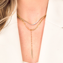 Load image into Gallery viewer, Gold Shimmer Lariat
