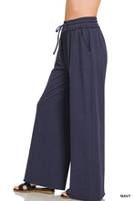 Load image into Gallery viewer, French Terry Wide Leg Sweatpants w/ Pockets - Zenana
