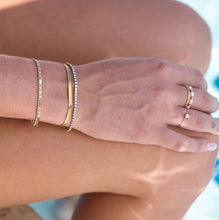 Load image into Gallery viewer, Gold Micro Tennis Bracelet- Waterproof
