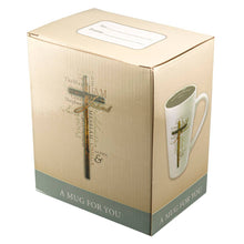 Load image into Gallery viewer, Mug Cross Light of the World John 8:12
