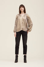 Load image into Gallery viewer, Let&#39;s Toast-Shine Blouse-Gold Cloud
