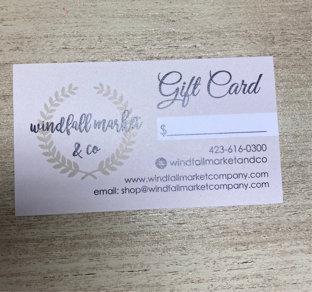 Windfall Market & Co Gift Card